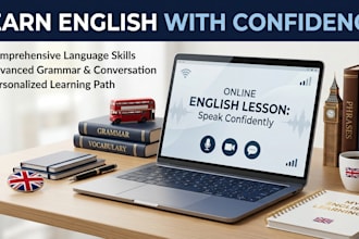 teach you english with personalized lessons
