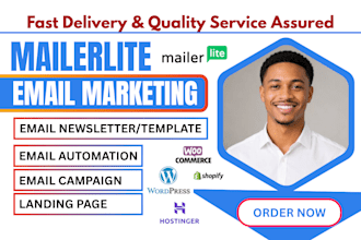 be your mailerlite expert for email marketing, automation and landing page