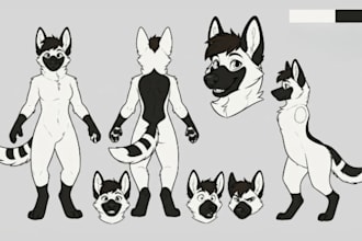 fursona ref sheet furry reference sheet nsfw furry ref sheet oc anthro ref sheet