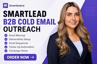 setup smartlead b2b cold email outreach warmup deliverability automation