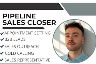 be pipeline sales closer b2b sales lead appointment setting online sales partner