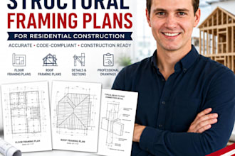 create professional residential structural framing plans and details