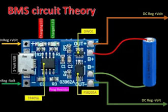 design li ion lipo lifepo4 bms pcb battery protection charger schematic layout