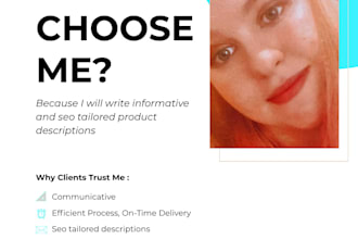 write a product description