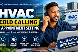 hvac cold calling, b2b cold calling, hvac lead generation, appointment setting
