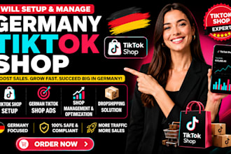 setup germany tiktok shop manage german tiktok shop shopify dropshipping setup