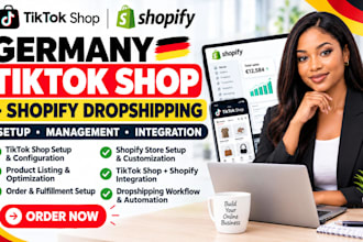 setup germany tiktok shop manage german tiktok shop shopify dropshipping setup