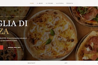 build modern restaurant web app and ordering system