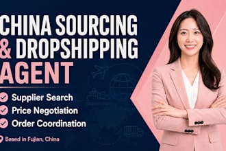 be your china sourcing and dropshipping agent