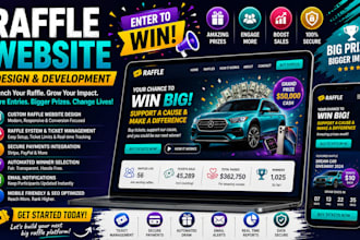 do raffle website promotion giveaway competition website promotion