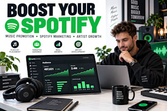 do spotify promotion ,music promotion and spotify marketing