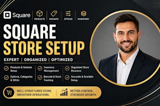 setup product variants options categories skus square inventory