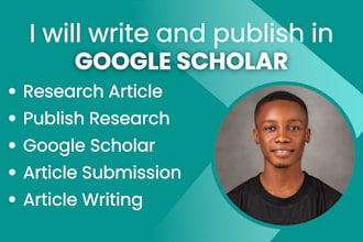 write and publish research article in google scholar index journal