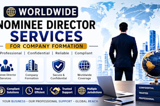 provide worldwide nominee director services for company formation