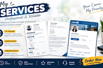 professionally design resume cv