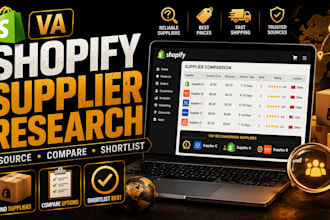 be your supplier research and product sourcing