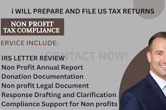provide US nonprofit compliance and annual compliance support
