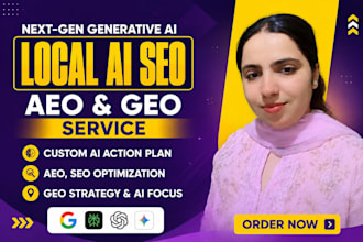 do monthly google local SEO, aeo, GEO, gmb to rank your website