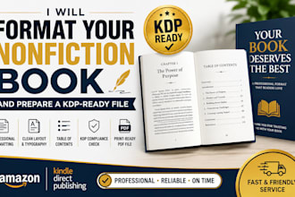 format your nonfiction book and prepare a KDP ready file