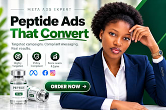 run peptide meta ads, fix peptide ads issue, peptide fb ig ads campaign setup