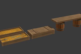 create stylized 3d game props and assets