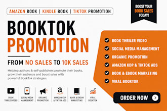 viral booktok tiktok promotion ebook promotion amazon kdp ads booktok video