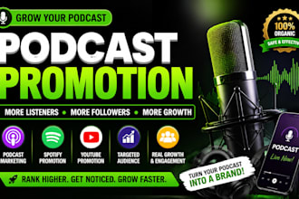 do podcast promotion, podcast marketing and  spotify podcast growth