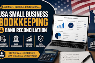 small business bookkeeping and bank reconciliation