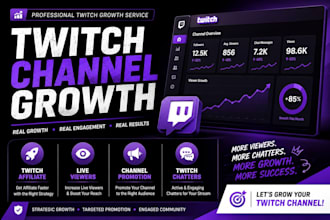 do twitch affiliate , twitch live viewers,twitch channel promotion and chatter