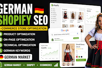 do german shopify ecommerce seo product onpage technical optimization for google