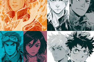 draw anime and manga illustrations