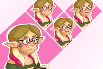 draw a png tuber for you
