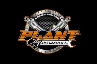 design high quality gorgeous hydraulic  logo with satisfaction guaranteed