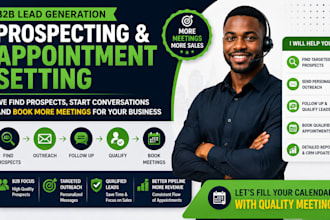 do b2b lead generation, prospecting and appointment setting, lead qualification