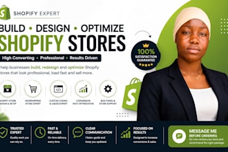 build a profitable shopify  store ,drop shipping store or shopify website