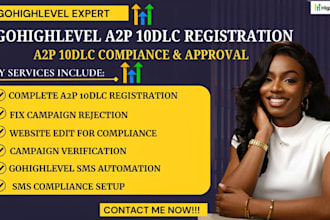 fix gohighlevel a2p 10dlc registration setup ghl a2p phone verification ghl sms