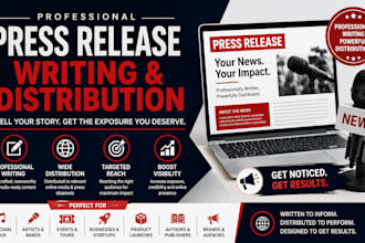 do press release writing and press release distribution