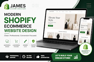 build a clean shopify website with UI UX design