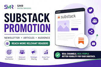 promote your substack newsletter and articles