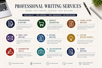 provide professional writing, email copy, translation service
