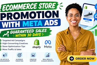 promote your shopify store with ecommerce marketing and meta ads