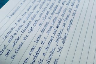 handwritten letters, notes, quotes and messages