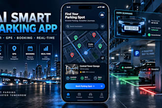 build ai smart parking app with anpr, gps and parking management