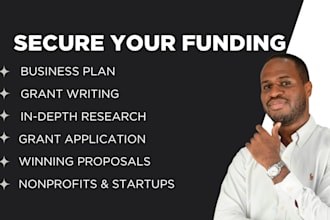 be your expert grant writer for grant writing and proposals