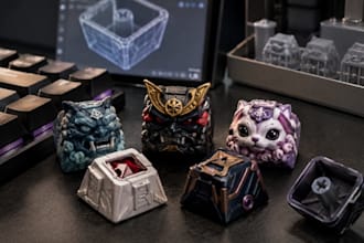 design custom 3d artisan keycaps for mechanical keyboards with 3d printable stl