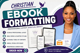 book editing and formatting, christian book and developmental editor