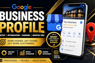 optimize goggle business profile ranking, monthly local SEO, gmb gbp setup