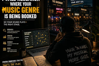 research where your music genre is being booked
