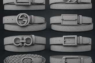 custom fashion belts and 3d belt buckles