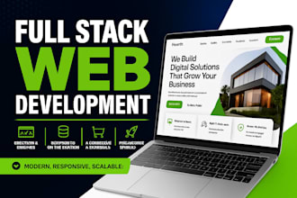 build a custom full stack web application or website